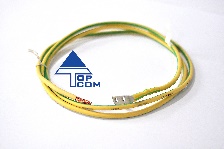 RPM1192062/2 — EARTHING CABLE/16mm2, GNYE, 2m, 1 lug wi