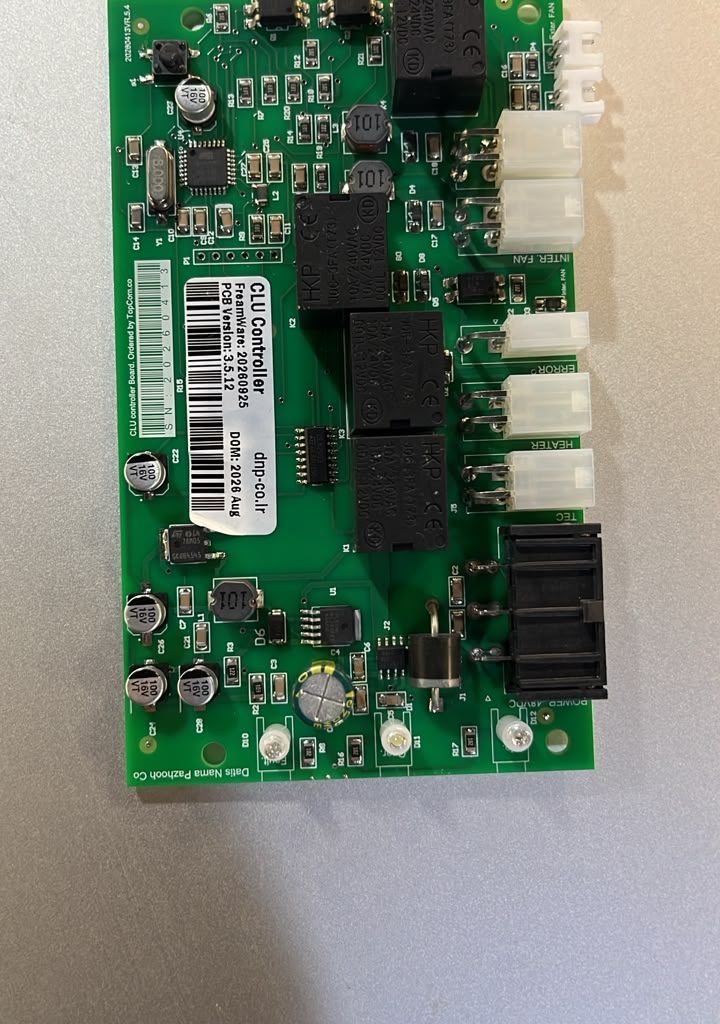 CLU controller circuit board for Ericsson RBS 6102 cooling unit